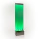 preview thumbnail 9 of 10, Alpine Corporation 72"H Indoor Bubble Wall Fountain with Color-Changing LED Lights and Remote, Silver