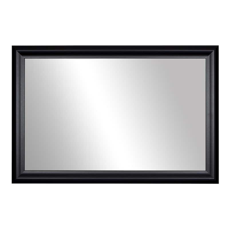 Frame My Mirror Black Framed Wall Mirror, Woodford Design