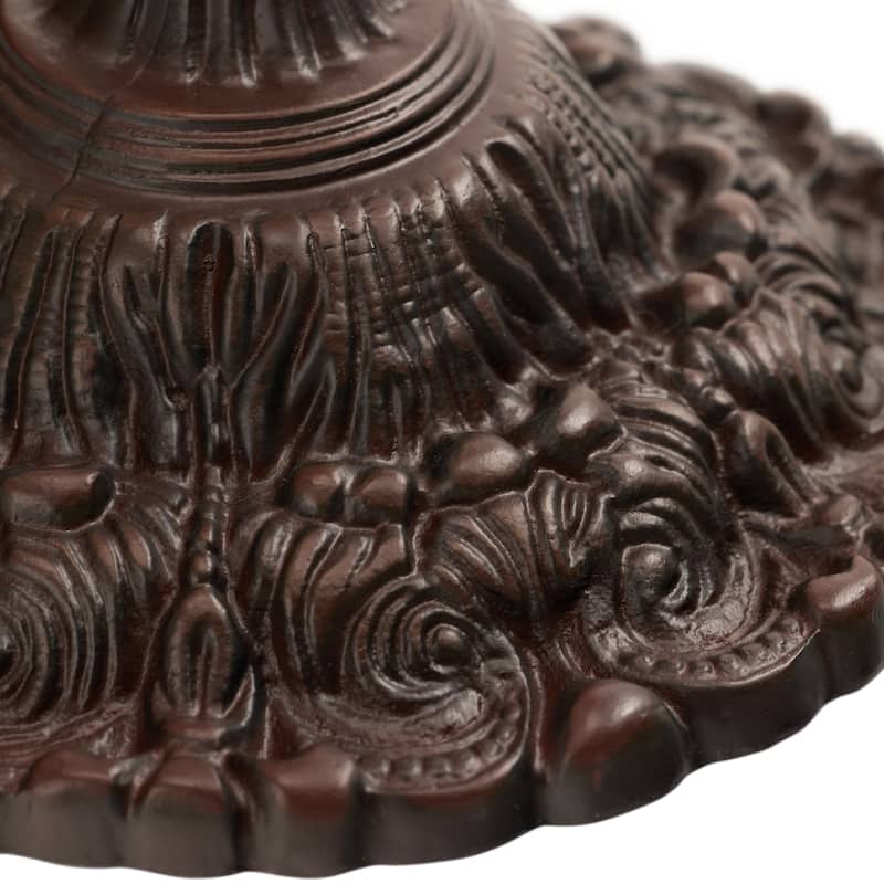 Victoria River of Goods Multicolor Tiffany Style Stained Glass Dome Shade 60-Inch Floor Lamp - 19" x 11.25" x 60"