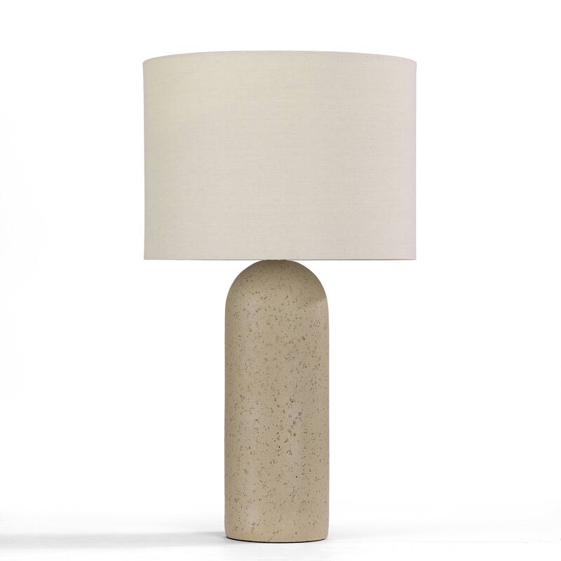 2-Pack 26"H Ceramic Accent Table Lamp with Linen Shade