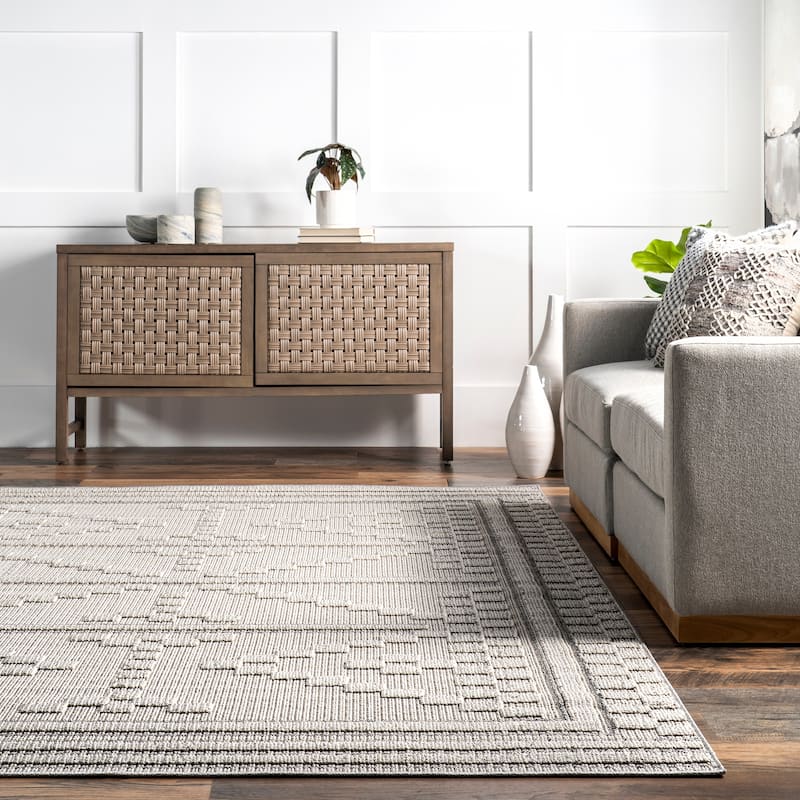 Nuloom Medora Textured Contemporary Area Rug