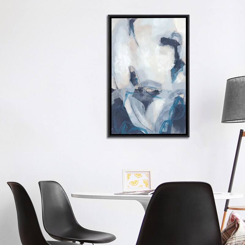 iCanvas "Blue Process II" by June Erica Vess Framed