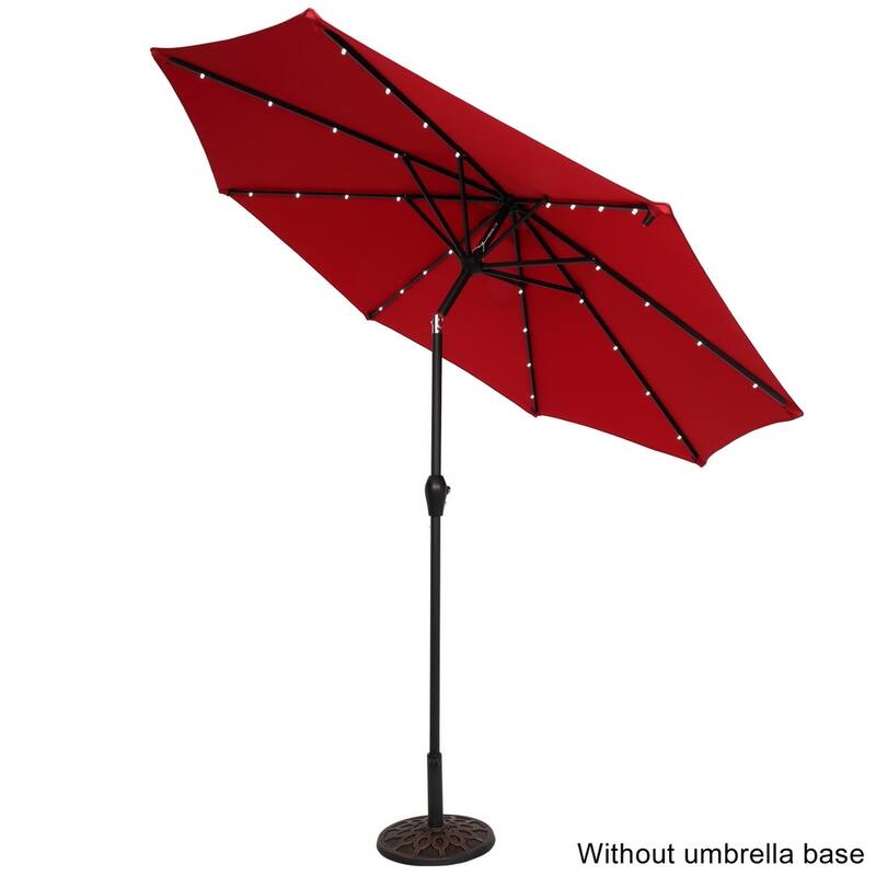 Patio Central Umbrella Cantilever Umbrella Rust Proof Iron