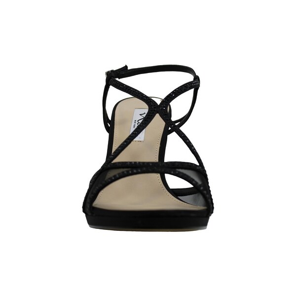 nina blossom strappy embellished evening sandals