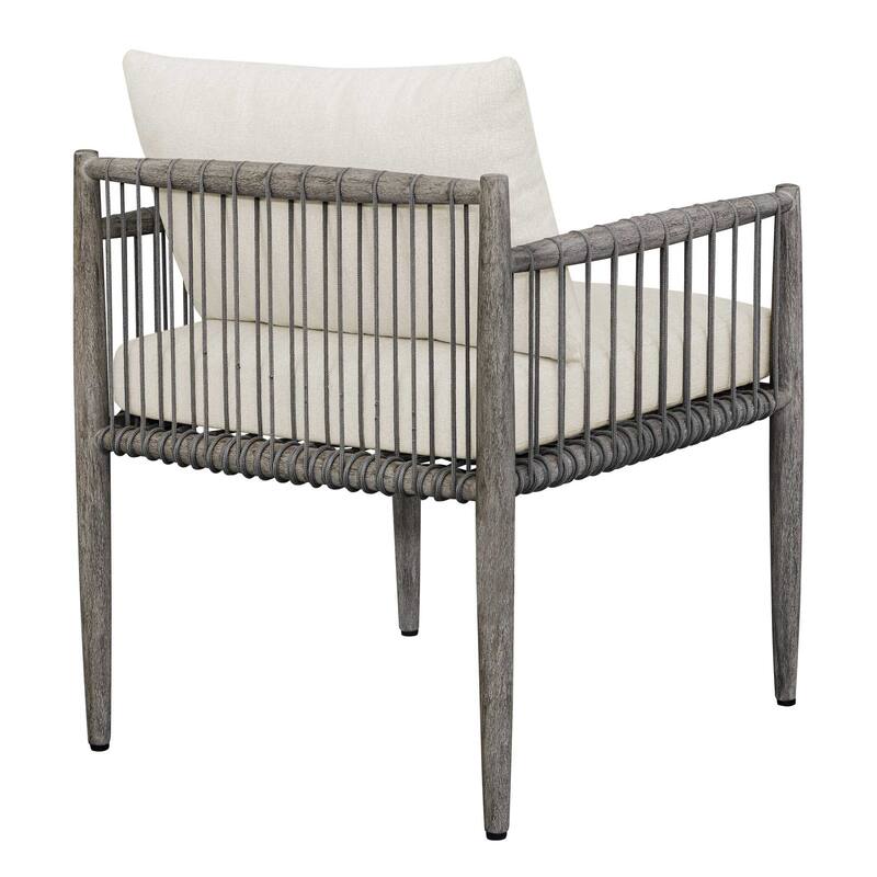 Uttermost Borneo White Outdoor Dining Chair