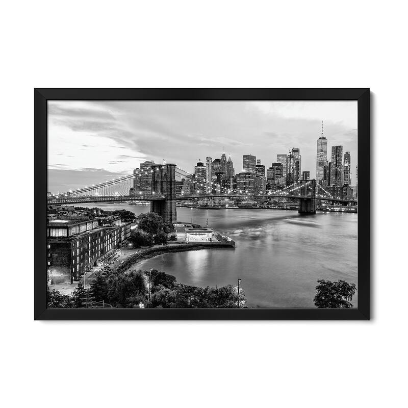 End Of The Night Premium Framed Poster by Philippe Hugonnard - Black - 24x32x1