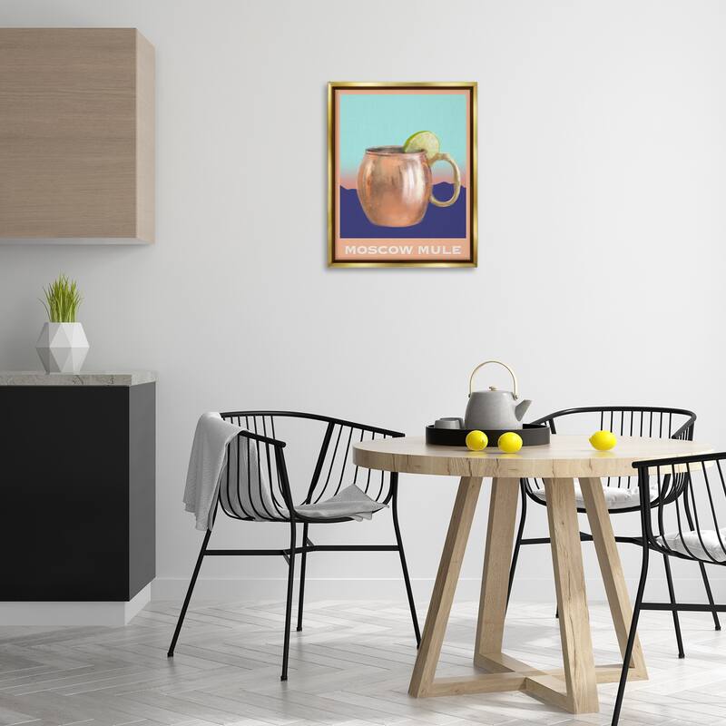 Stupell Moscow Mule over Landscape Framed Floater Canvas Wall Art Design By Matthew Piotrowicz