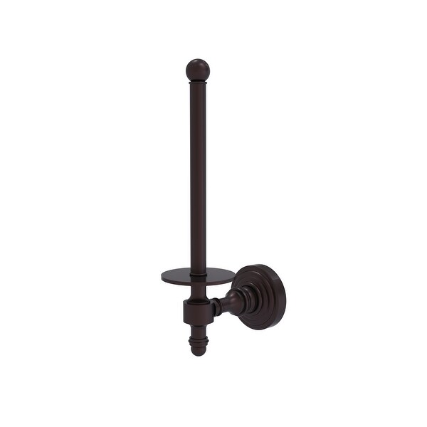 Allied Brass Retro Wave Collection Upright Toilet Tissue Holder