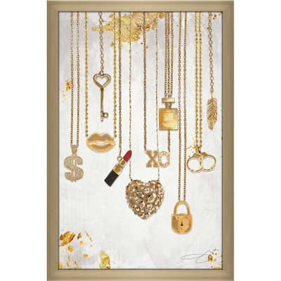 "Fashion Necklace 3" by Jodi Print on Acrylic