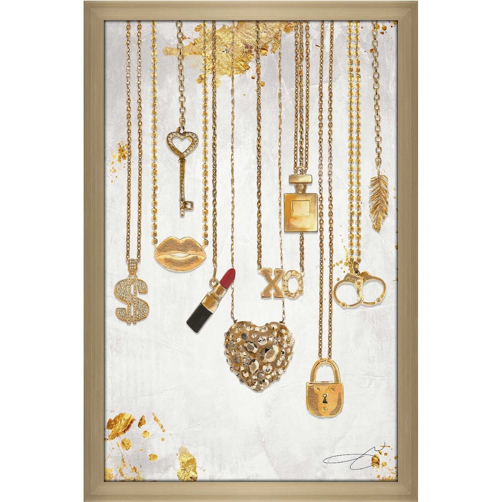 "Fashion Necklace 3" by Jodi Print on Acrylic