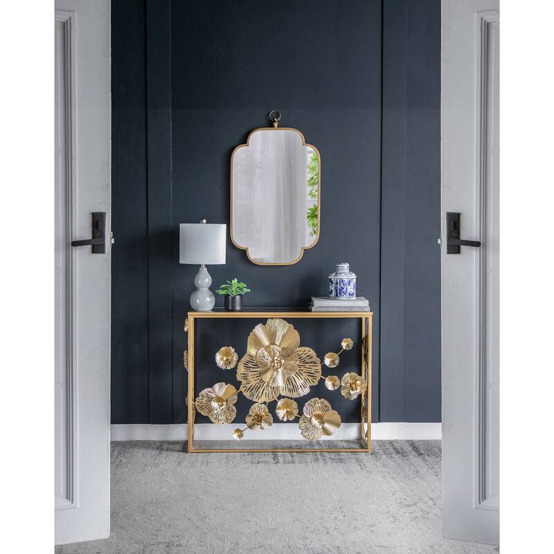 Champagne Gold Decorative Wall Mirror - Champagne
