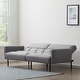 preview thumbnail 11 of 35, Lucid Comfort Collection Futon Sofa Bed with Box Tufting