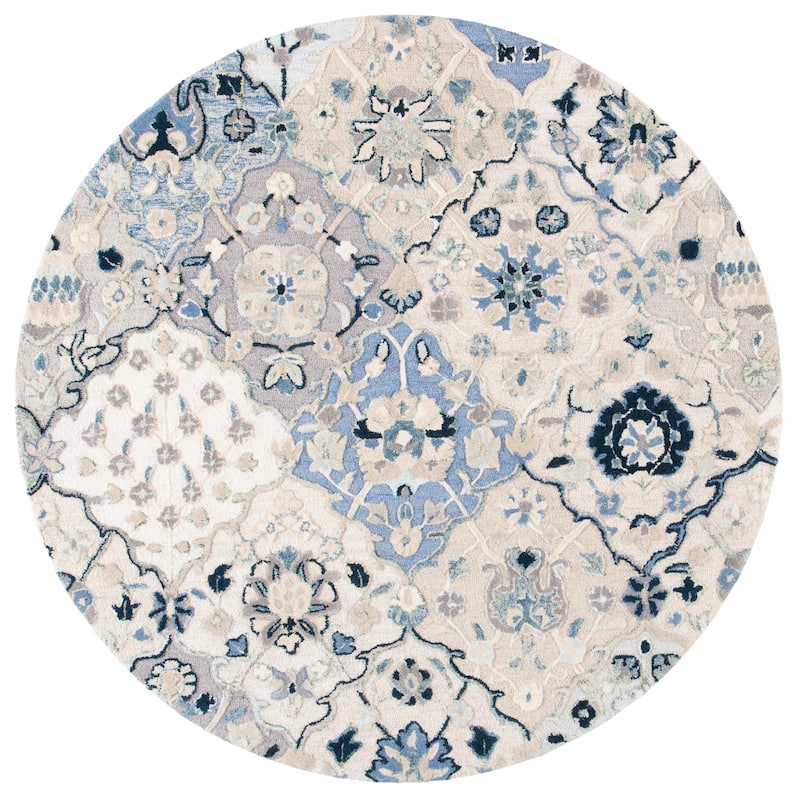 SAFAVIEH Handmade Glamour Noella Floral Wool Rug