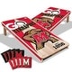 preview thumbnail 1 of 4, Maryland Terrapins NCAA 2x4 Cornhole Board Set Include Carrying Case