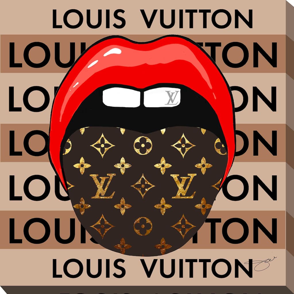 "Louis Vuitton Tongue" by Jodi Print on Canvas