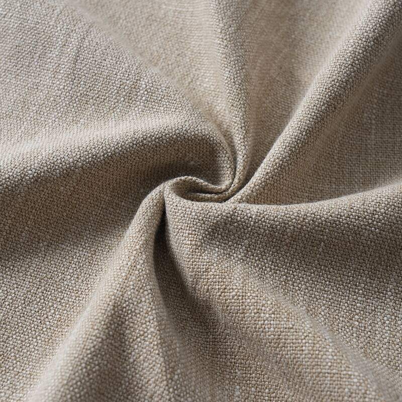 Christopher Knight Home - Modern Linen Upholstered Bed Frame with Solid Wood Legs and a Robust Headboard and Footboard