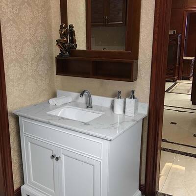 37 Inch Bathroom Vanity Top (Only Vanity Top)