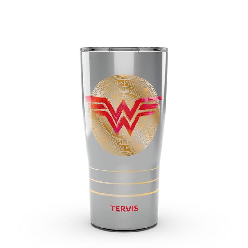 Tervis Traveler DC Comics Wonder Woman Icon Triple Walled Insulated Travel Tumbler, Stainless Steel - 20oz - 20oz