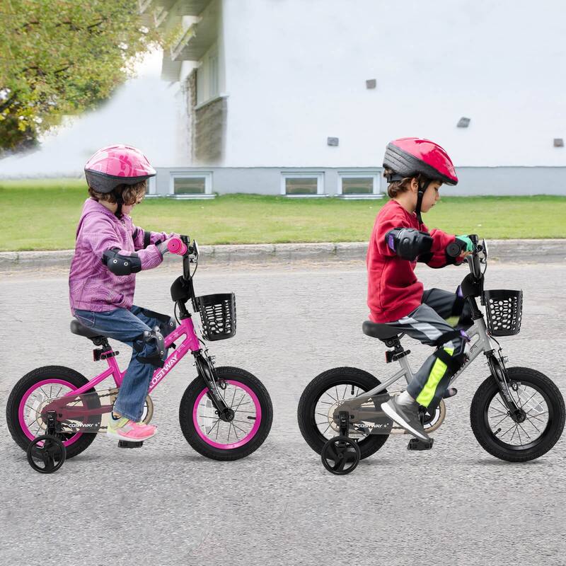 Costway 12"/14"/16"/18" Kid’s Bike with Training Wheels Adjustable - See Details