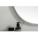 preview thumbnail 7 of 8, Elegant Lighting MR2B2736 Brynn 27" W x 36" H Modern Oval Bathroom