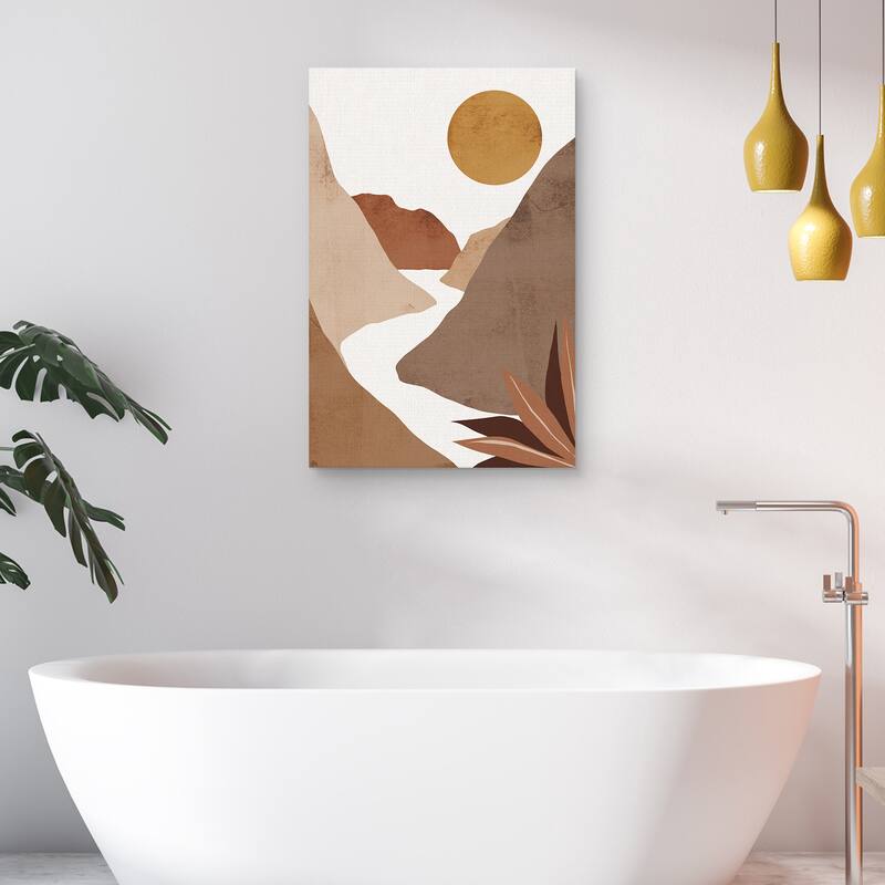 Sienna Horizons III by Belle Maison Canvas Art Print