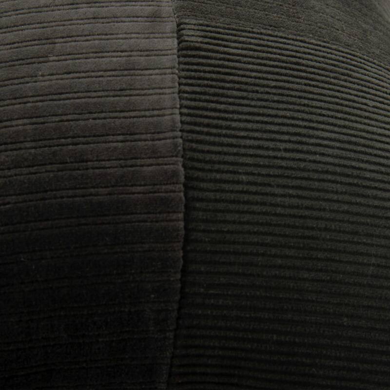 Rizzy Home Solid Corduroy Modern Pattern Blocked Throw Pillow