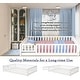 preview thumbnail 29 of 78, Twin/Full/Queen Size Floor Bed with Safety Guardrails, Toddler Floor Bed for Girls and Boys