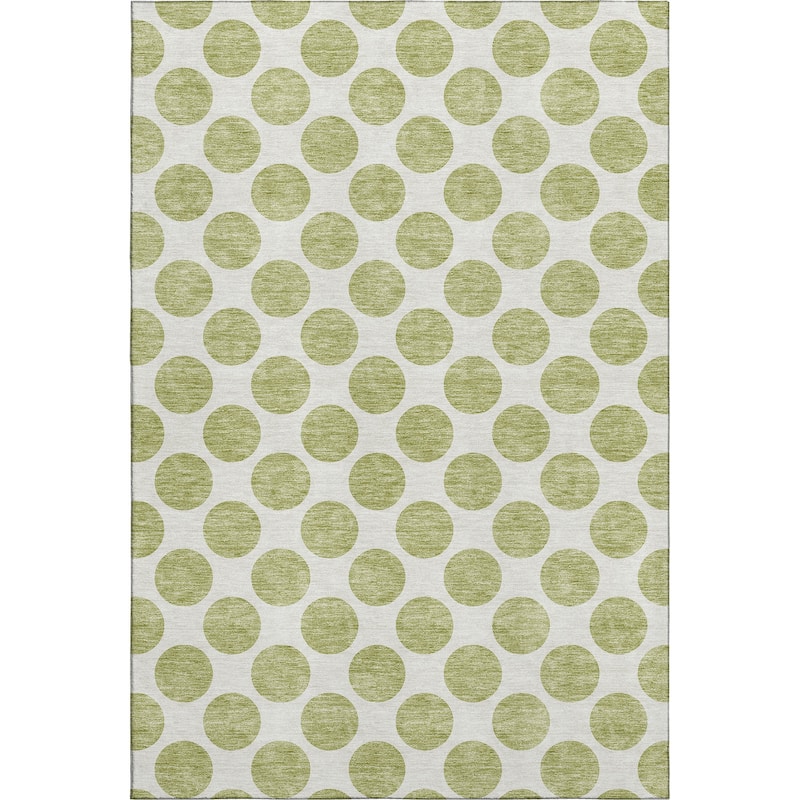 Premium Washable Super Soft Geo Dots Mayfield Rug