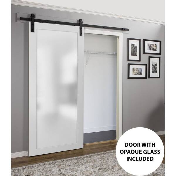 Opaque Glass Door Panel Slab Planum 2102 White Silk Overstock