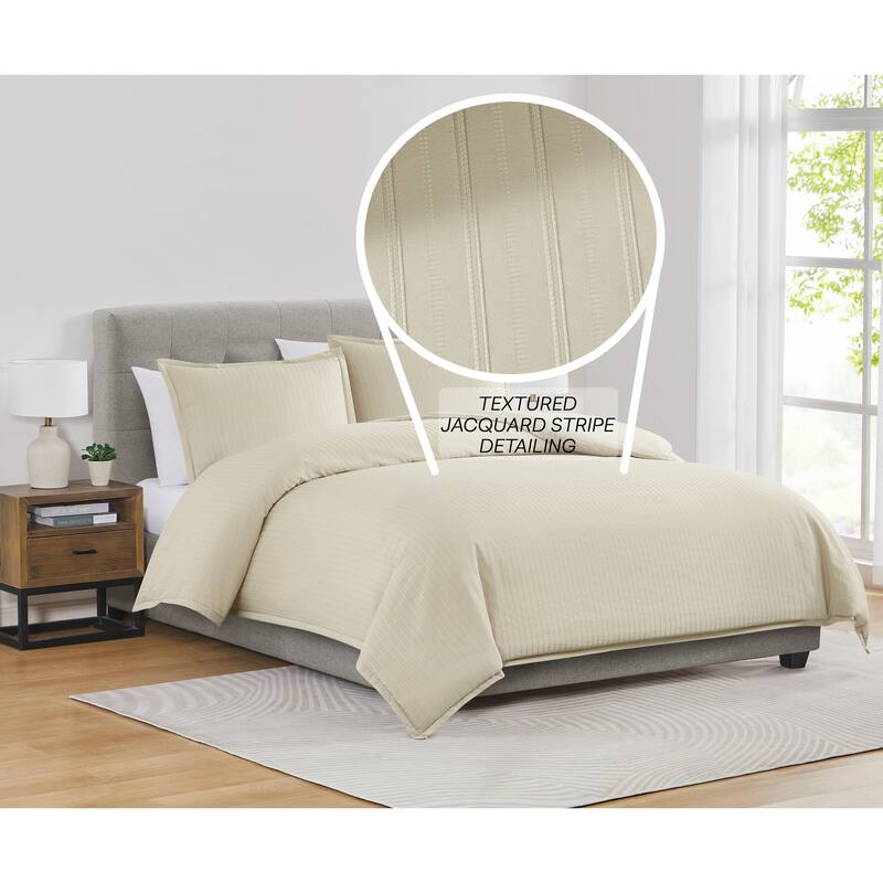 Royal Velvet Olivia Stripe Full/Queen Comforter Set