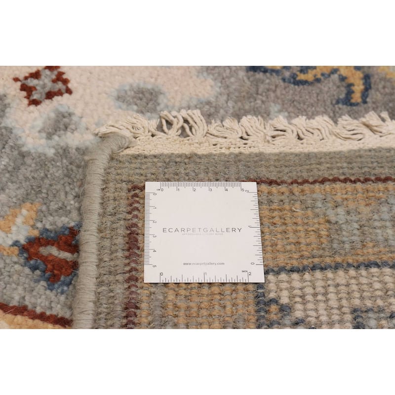 ECARPETGALLERY Hand-knotted Royal Oushak Grey Wool Rug - 6'1 x 8'10