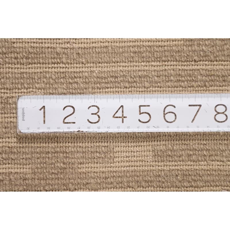 Nepalese Modern Area Rug Hand-Knotted Wool Carpet - 9'3" x 11'10"