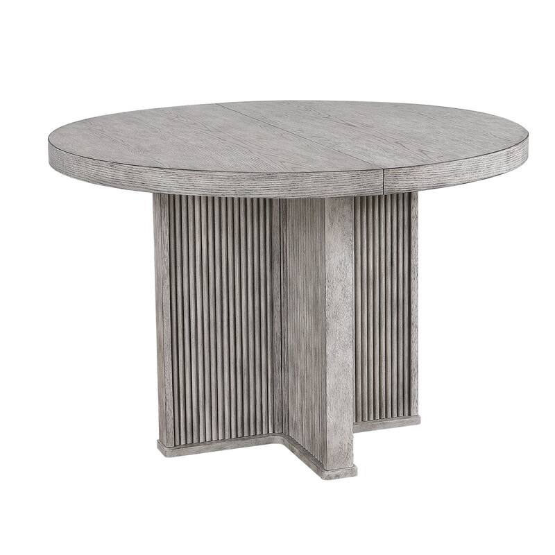 Ripple Dining Table & Max 7-Piece Dining Set In Dove Grey