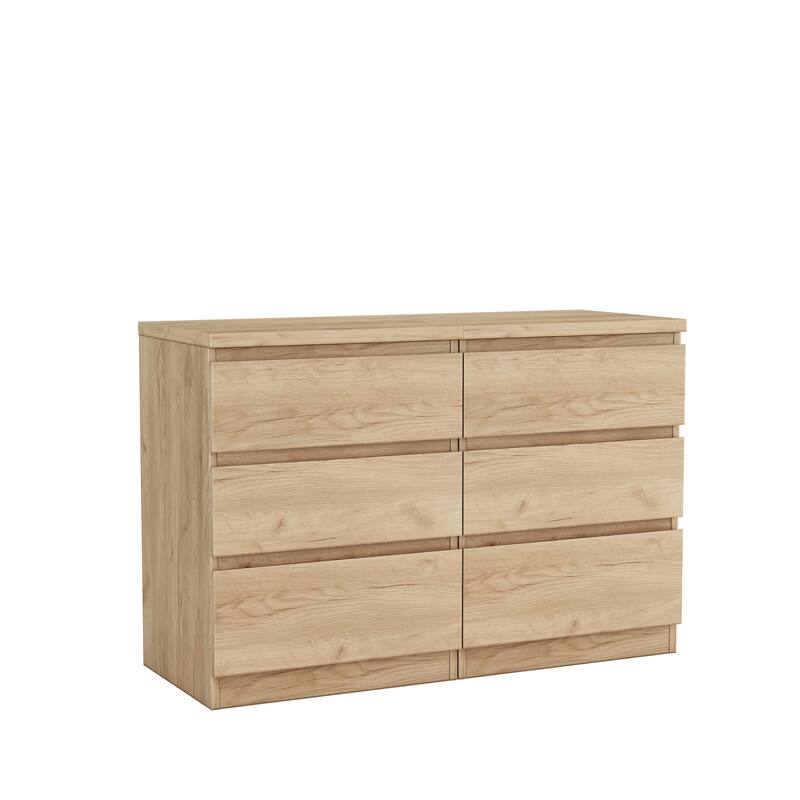 19.7"Nightstand with 3 Drawers,Set of 2,Beside Table with Drawers Handle Free Design,Thickened Top Plate,3 Drawer