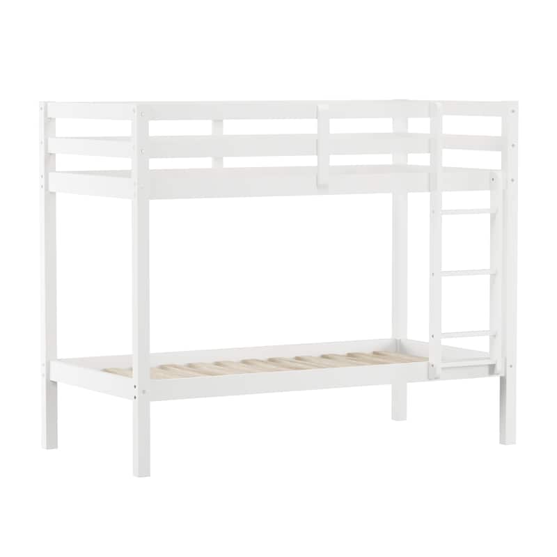Hillsdale Caspian Wood Twin Over Twin Bunk Bed