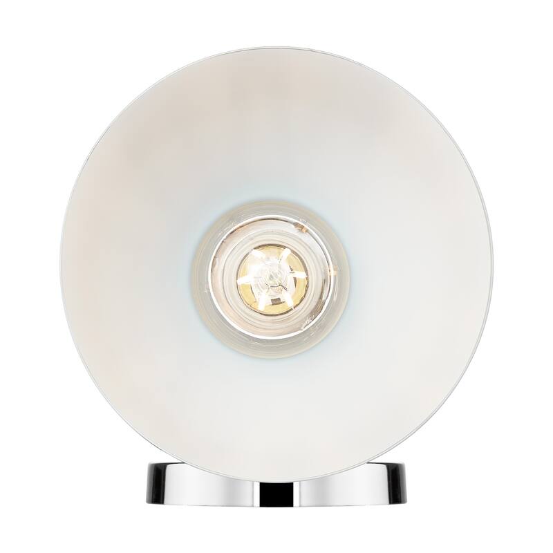 Yep by Golden Lighting Zoey 1-light Wall Sconce in Chrome and Matte Gray shade