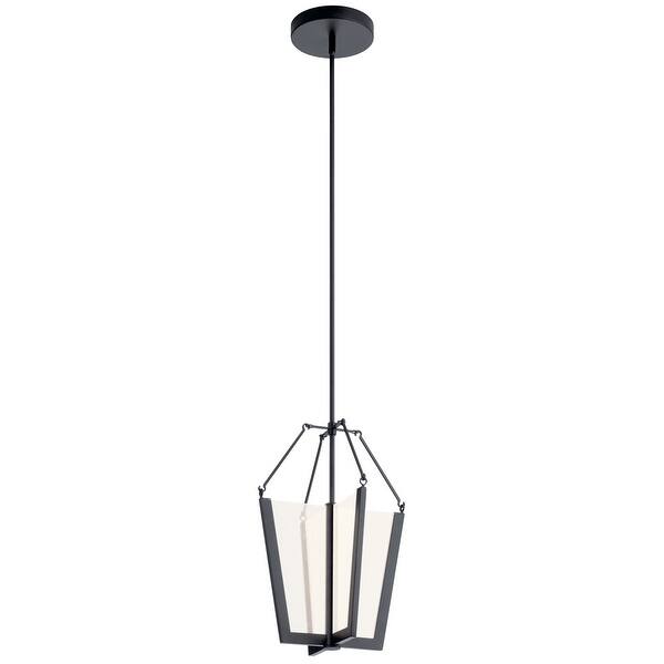 slide 2 of 5, Kichler Calters 19.75 inch LED Pendant with Black Finish