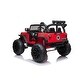 preview thumbnail 2 of 8, Kids 12V Ride-On JEEP with Double Drive, Parent Remote Control, LED Lights, USB/Bluetooth, Shock Absorbers, Ages 3-8