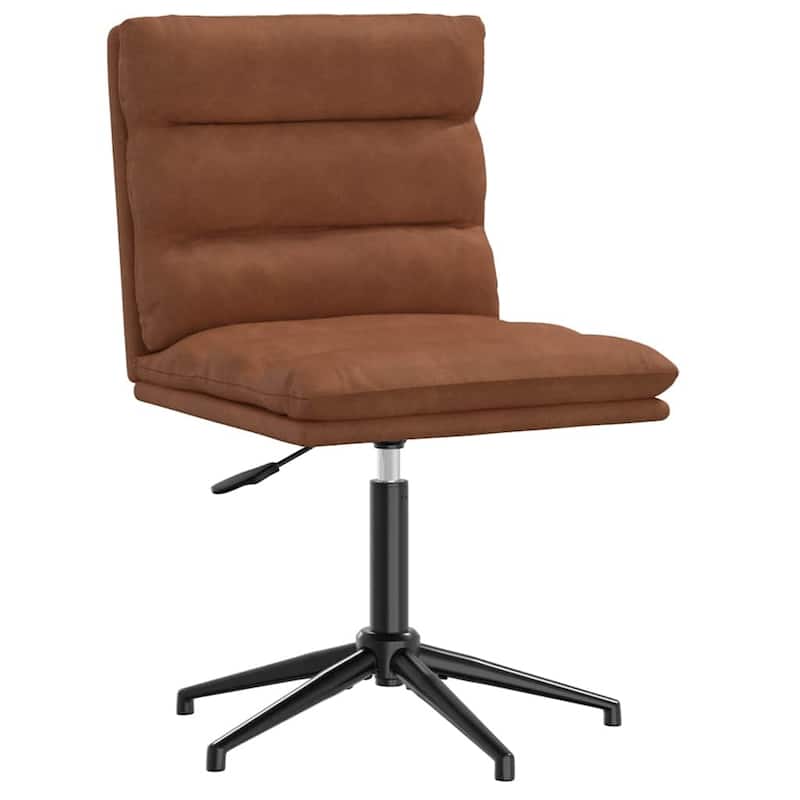 vidaXL Dining Chair Set of 4 Black/Brown - 7.8 x 6.8 x 13.0