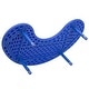 preview thumbnail 11 of 41, 35"Wx65"L Half-Moon Plastic Adjustable Activity Table for 8 - 65"D x 35"W x 14.5" - 23.75"H