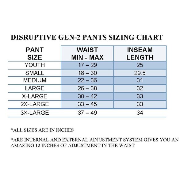 size 32 pants in small medium large