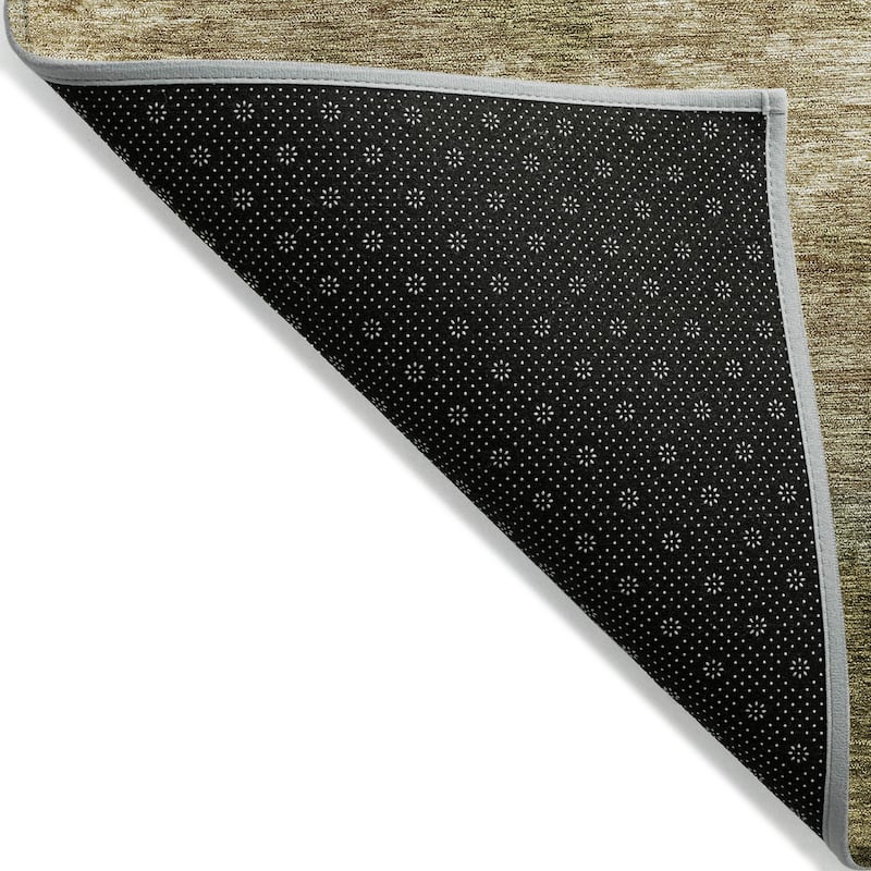 Machine Washable Indoor/ Outdoor Contemporary Chantille Rug