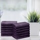preview thumbnail 30 of 71, Eco-Friendly Sustainable Cotton Washcloth by Superior (Set of 12) Eggplant