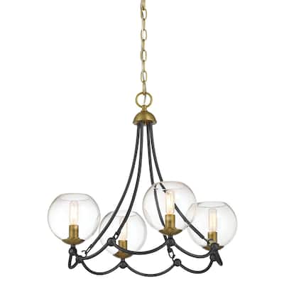 Minka Lavery 5065 Kearney Park 4 Light 23" Wide Vantage Chandelier
