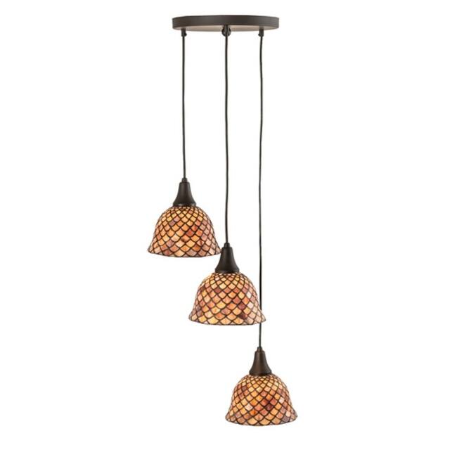 Meyda Tiffany 219953 3 Light 18" Wide Multi Light Pendant