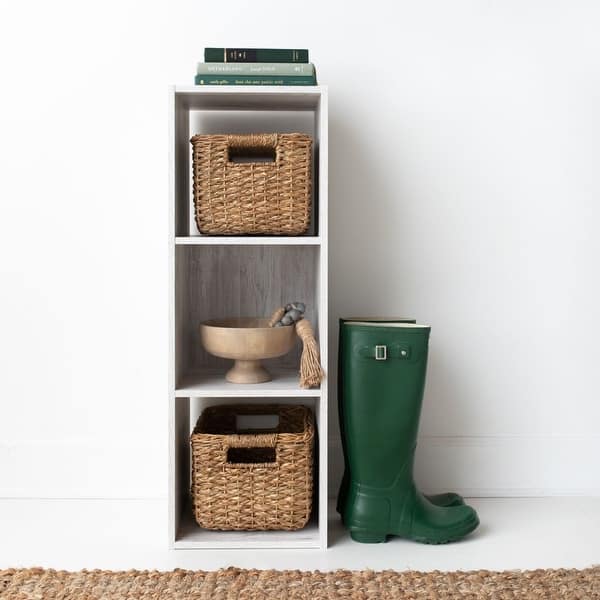 slide 2 of 15, Signature Design by Ashley Paxberry Woodgrain Cube Organizer