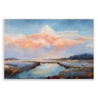 Stupell River with Pastel Clouds Wall Plaque Art Design By Odile - Bed ...