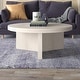 preview thumbnail 20 of 26, Holm 36" Wide Round Coffee Table - 36" Wide Alder White