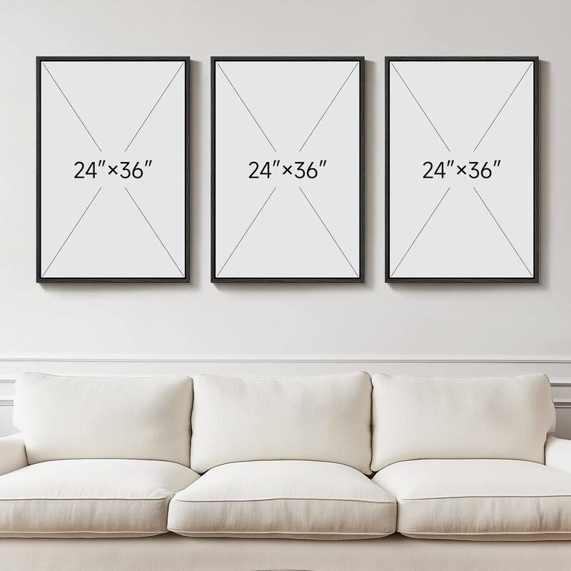 Black and White Abstract Canvas Wall Art