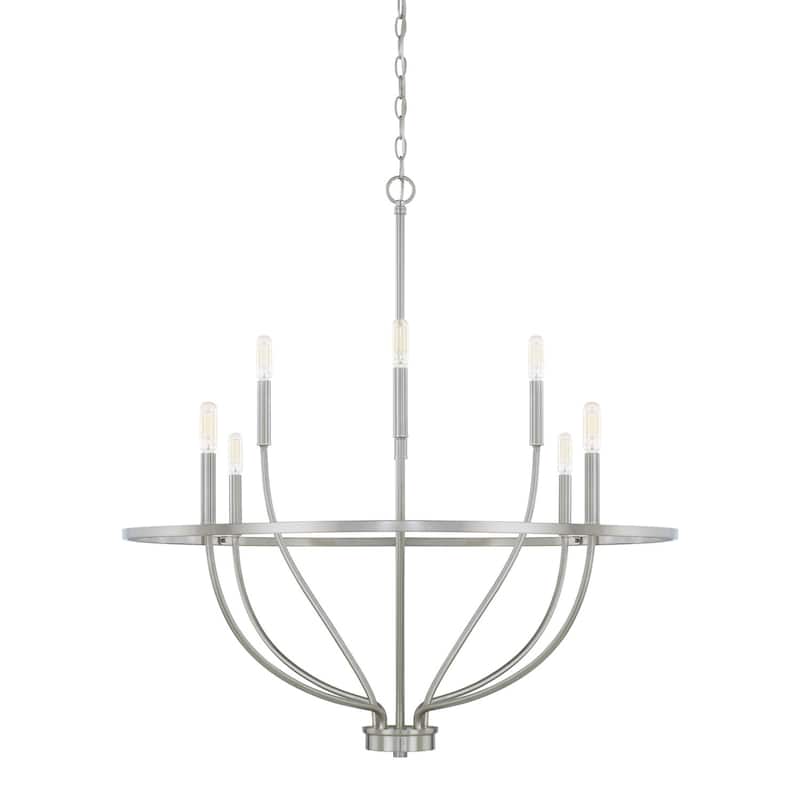 Greyson 8-light Chandelier - Brushed Nickel
